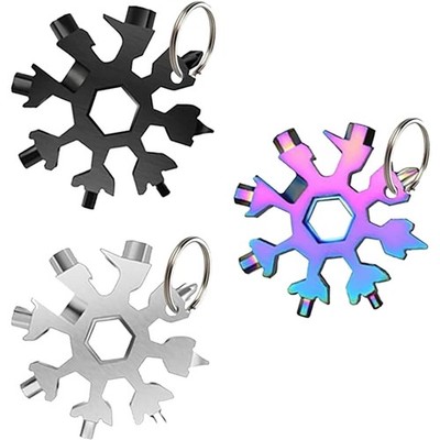 3 Pcs Multitool Schlüsselanhänger Edelstahl kompakt multifunktional Geschenk