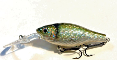 Megabass Deep-X 100 Wobbler, Crankbait, Kunstköder, 6 cm, Floating