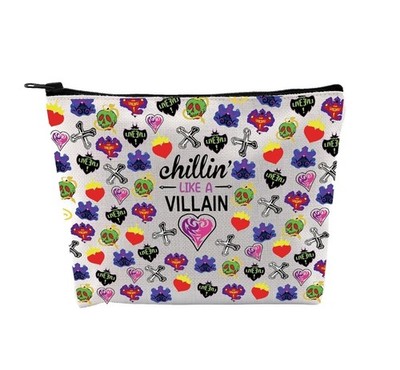 Descendants Gifts Funny Descendants Fans Makeup Bag Chillin' Like a Villain Evil