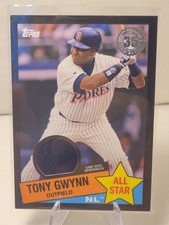 2020 Topps - 1985 Topps Baseball All-Stars Relics Tony Gwynn #85ASR-TG Black...