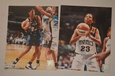 Lot of (2) Official Chamique Holdsclaw #23 Washington Mystics 8 x 10 Photos