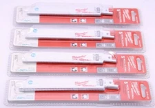 (4pk) Milwaukee 48-00-4184 Sawzall 6in. Bi-Metal Thin Kerf Blades 5 Blades
