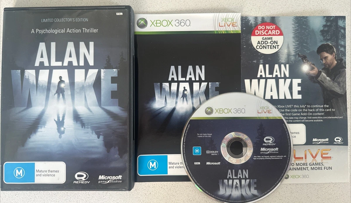 Alan Wake Sur Xbox 360 - Complet - PAL UKV - Bon état
