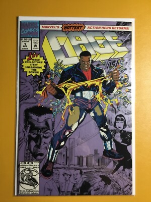 ⛓CAGE⛓ (1992 1st Series) #1 NM/MT ⛓🎥LUKE CAGE IN THE MCU