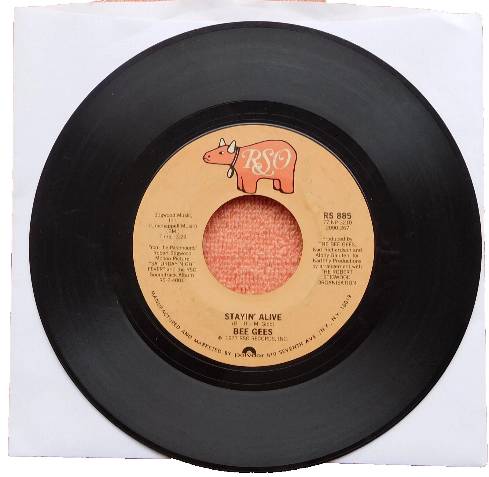 Bee Gees Rock 45 RPM Speed Vinyl Records