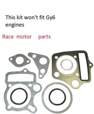 90cc GASKET KIT FOR CHINESE ATV DIRT PIT BIKES WITH E22 CLONE Engines 47mm