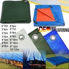 320g/m² Abdeckplane Gewebeplane PVC Plane Schutzplane Bootsplane mit Ösen Robust