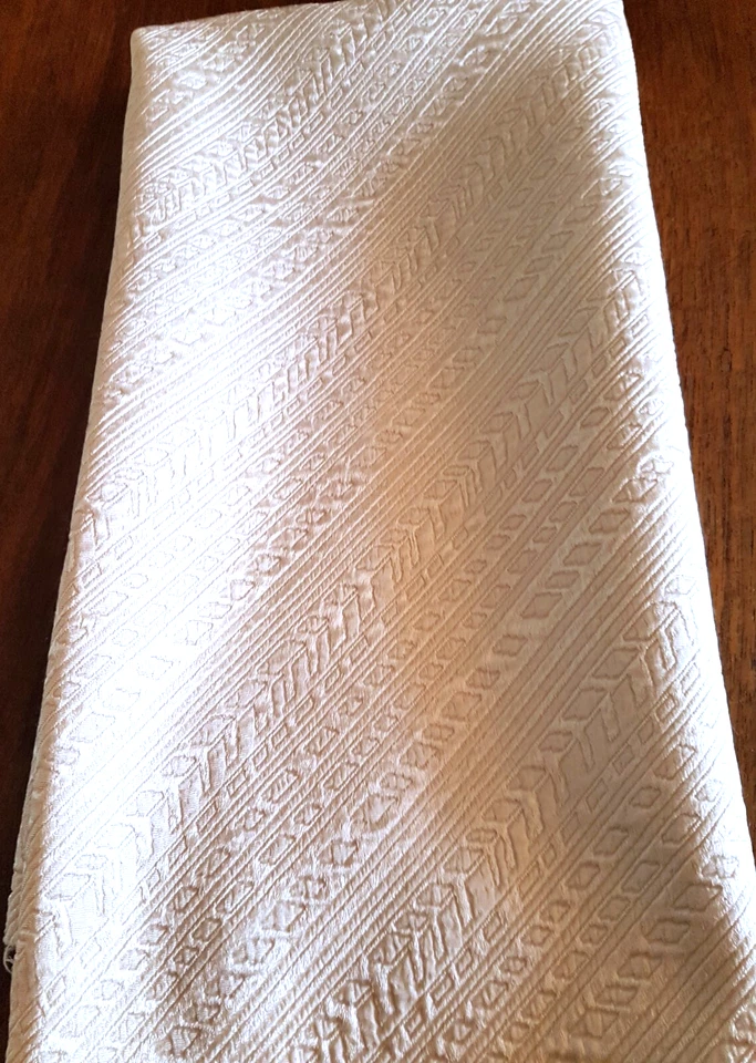 Tissus Ameublement en satin gaufré -83 cmx 80 cm - Photo 3/3