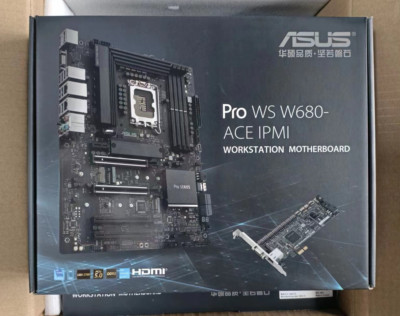 Asus Pro WS W680-ACE IPMI LGA1700 support Intel Core 14/13/12th cpu
