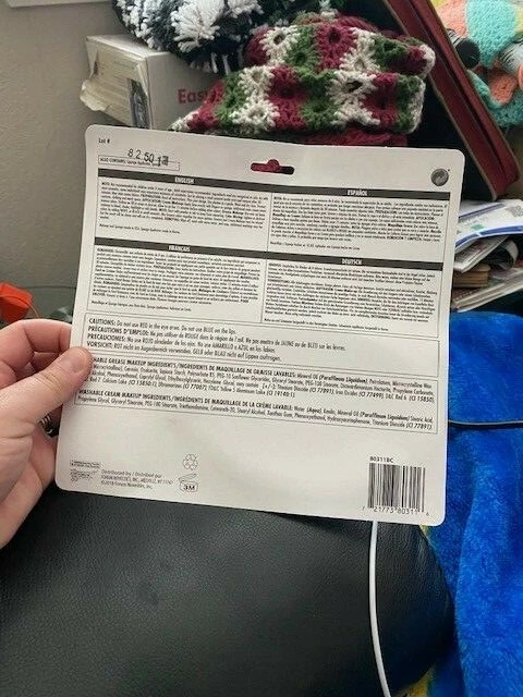 Mascarada Halloween Pintura Facial Disfraz Disfraz Maquillaje Kit Nuevo!!! Foto 2 de 2