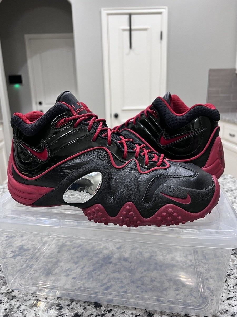 Nike Air Zoom Flight 5 Jason Kidd Black Red Bred RARE 366570-061
