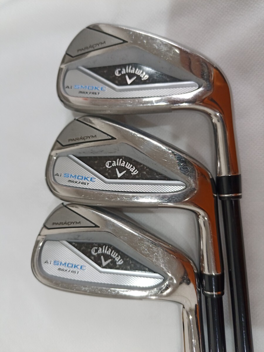 Golf Iron Set Callaway PARADYM Ai SMOKE MAX FAST TENSEI 40 (R