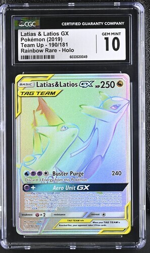 Latias & Latios GX (Secret) 190/181 Sm-Team Up Holo for sale Latias & Latios GX (Secret) 190/181 Sm-Team Up Holo for sale