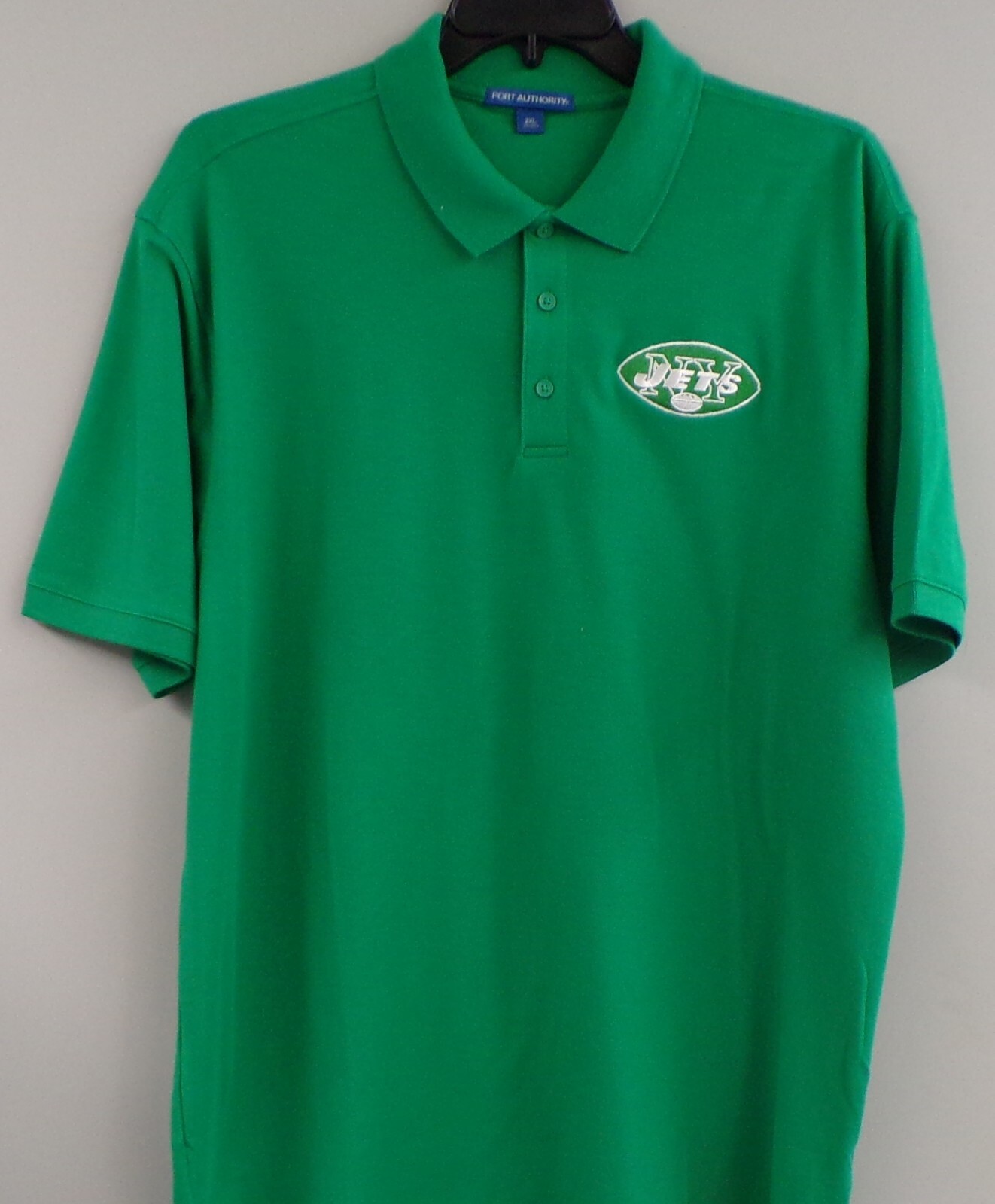 AFL/NFL Football New York Jets Mens Embroidered Polo S-6XL, LT-4XLT New