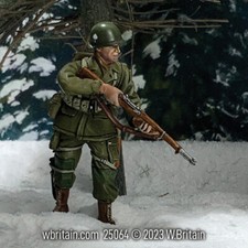 W.Britain 25064 U.S. 101st Airborne in M-43 Jacket Advancing 1944-1945 Britains 