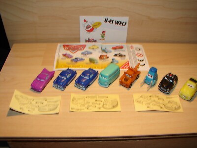 ZAINI DISNEY PIXAR CARS (EU)  2006 -  8 CARS MIT 1 BPZ UND 3 AAF