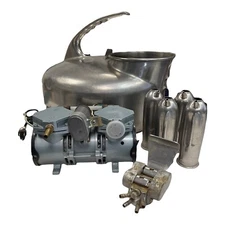 SURGE MILKING MACHINE USA Made Cow Goat Sheep Hobby Farm No Hoses Stainless READ