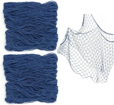 Fish Net Decoration Nautical Netting Decor - Fishing Net Decor, Mermaid Birthday