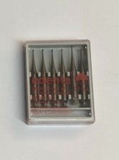 DENTAL BURS EDENTA ROUND STAINLESS STEEL RA SIZE:1/2 006 (PACK OF 6) NEW, SEALED