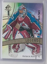 2020-21 SP Game Used Golden Burst Patrick Roy /235 Colorado Avalanche #109