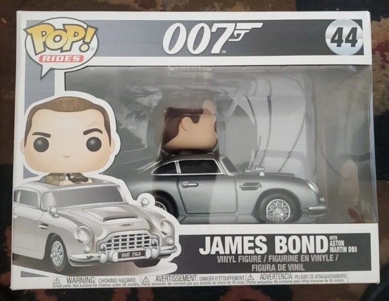 Funko Pop! Figura De Vinilo James Bond 007 James Bond Con Aston Martin Db5 #44 De Películas
