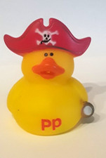Rubber Duck P Pirate letter rare duck JEEP quack bath toy