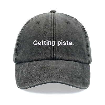 Getting Piste Baseball Cap Vintage Washed Unisex Papa Mütze Skifahren On The Let's Get