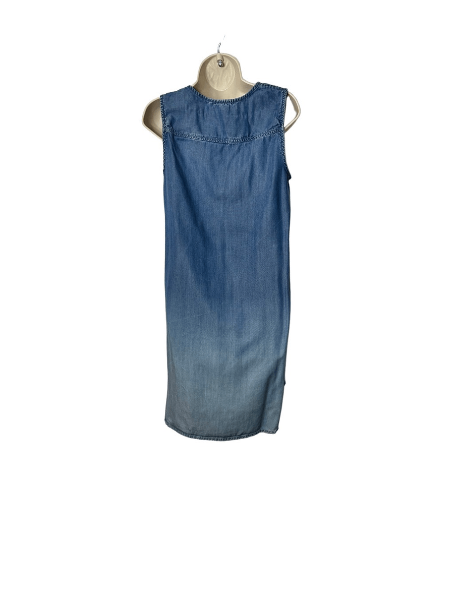 denim lounge dress Ribbed Lounge Dress- Denim & Ivory The King's Daughter Boutique