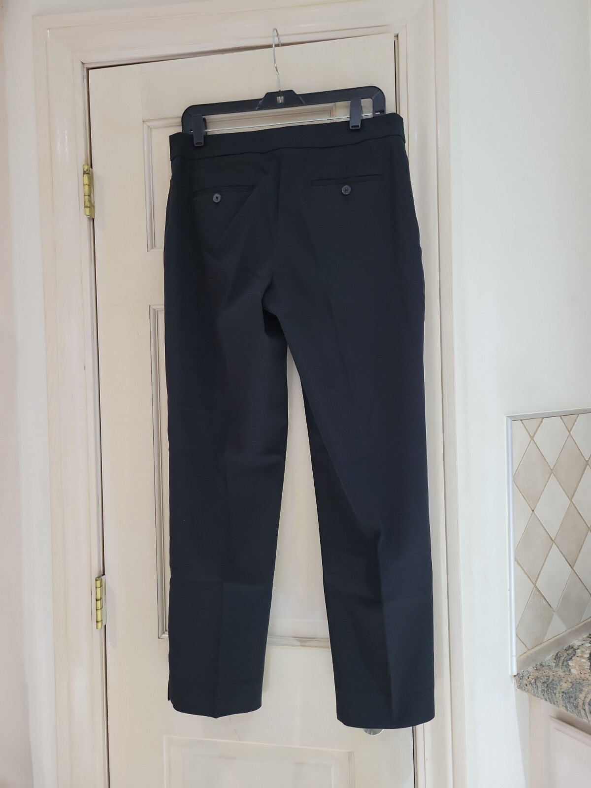 Talbots Signature Women’s Dress Pants Straight Leg Stretch Black Size