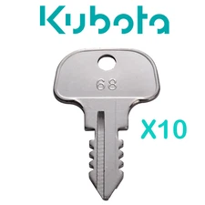 10PCS Equipment Key Kubota M Series Tractor Mower 393 18510-63720
