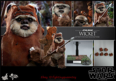 HotToys HT MMS550 Star Wars Ewok Wicket 1/6 Scale Figure INSTOCK