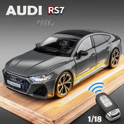1:18 AUDI RS7 Sportback: Alloy Car Model Diecast Toy Vehicle with Sound Light