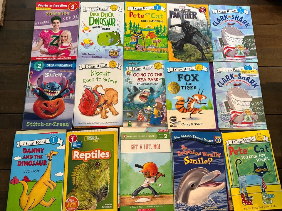 Huge Lot 60 Readers Level Easy 1 2 3 Kids Books Early Easy Readers Mixed Lot (4) - Image 3 of 4