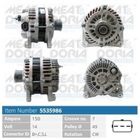 Meat & Doria Generator FüR Nissan Qashqai +2 I J10 JJ10 2.0 Dci AWD 1.6