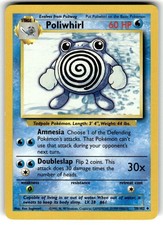 Poliwhirl NM Pokemon #038/102 Base Set Vintage 1999 Uncommon Near Mint Regular