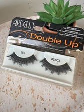 Ardell Double Up False Eyelashes, Double Wispies, Black, 1 pair 