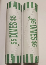 16 Rolls 2026 P Philadelphia DIME 8 Heads/Tails, 4 T/T & 4-Heads/Heads roll ends