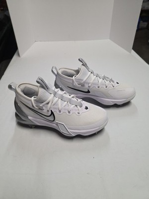 Nike Baseball Cleats Mens 8 White Force Zoom Trout 9 Elite Metal FB2906-102