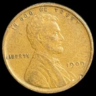 1909 Wheat Cent - 1909-P Lincoln Penny 1st Year 1c US Copper Coin