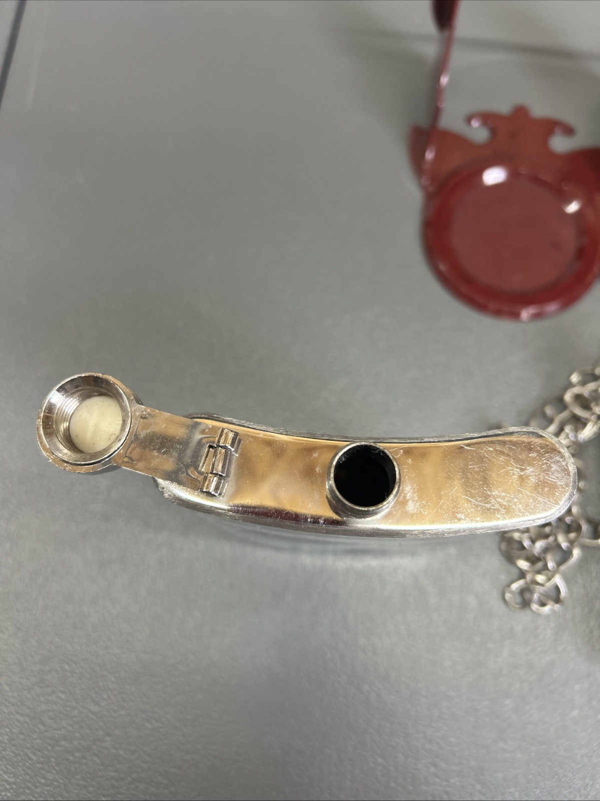 7 oz Stainless Steel Hip Flask With Cap Alcohol Metal With Shoulder Strap Holder