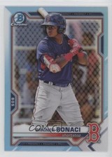 2021 Bowman Draft Chrome Sky Blue Refractor Brainer Bonaci #BDC-54 1k5