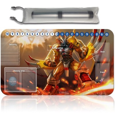 Board Game Digimon Playmat With Card Zones Mousepad Playmat of TCG CCG