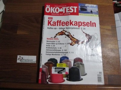Zeitschrift Ökotest : Richtig gut leben 10 Oktober 2013 Kaffeekapseln Ökotest :