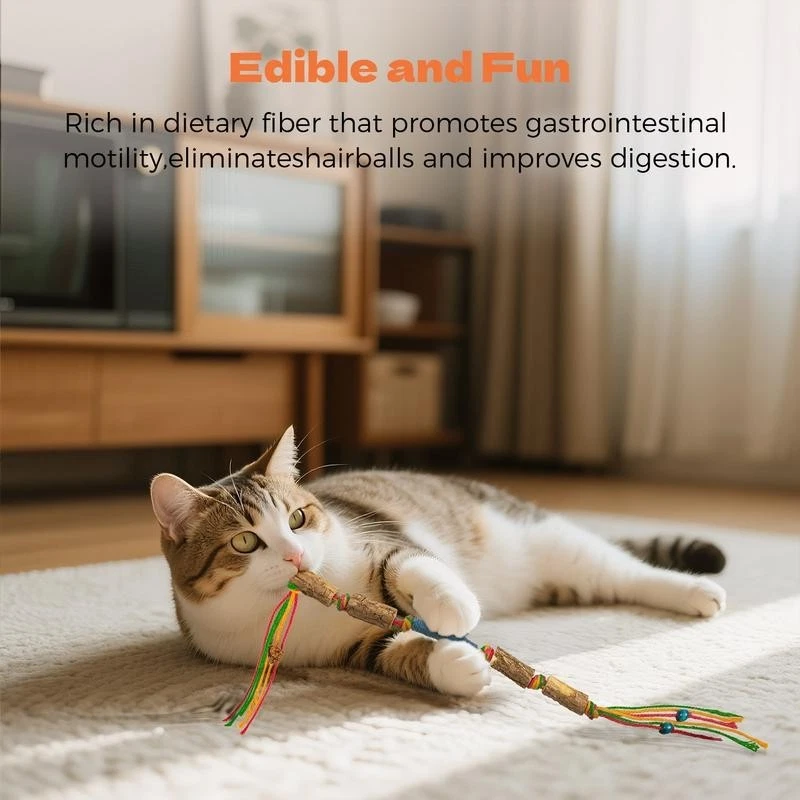 5 peças brinquedos para gatos cordas para mastigar gatos, brinquedo seguro de limpeza de dentes para gatinhos internos, Inter - Imagem 4 de 4