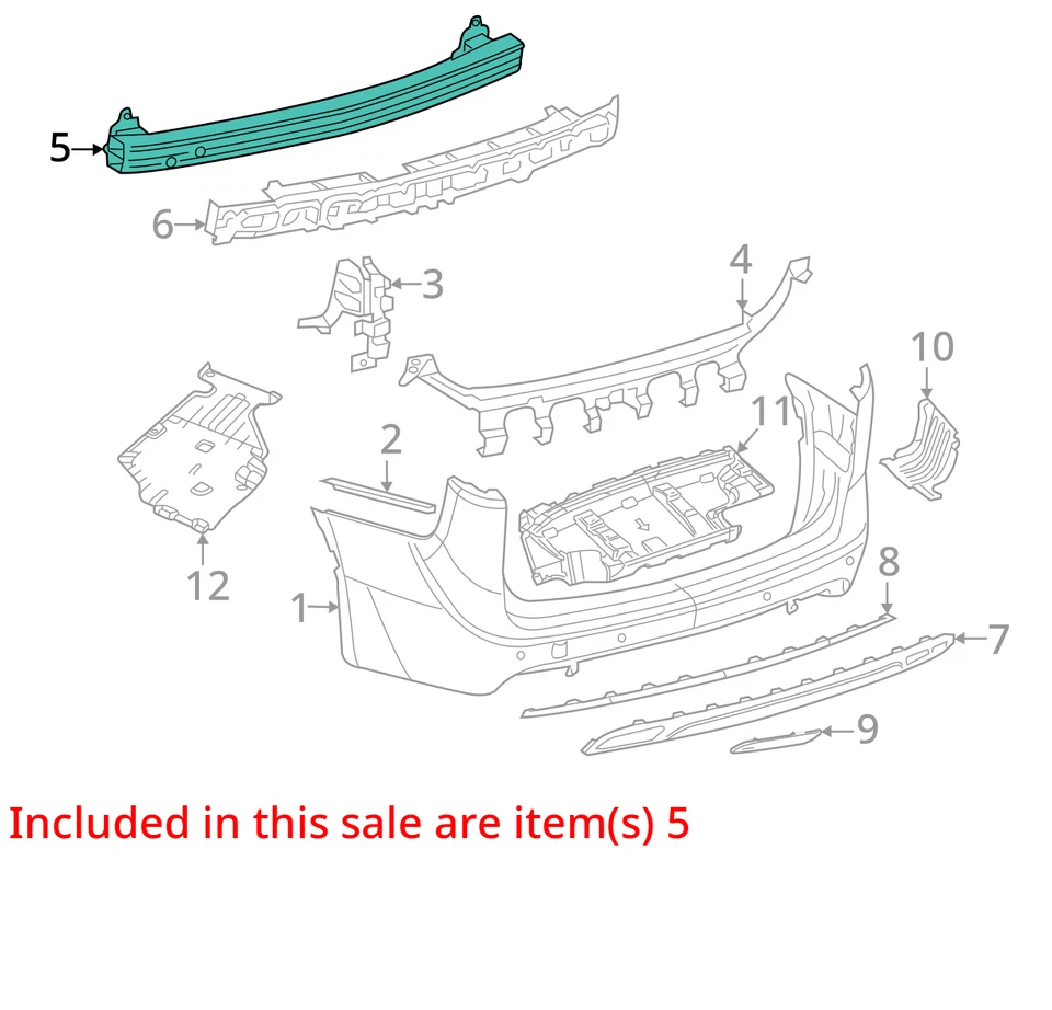 (LOCAL PICKUP ONLY) 17 18 19 20 CHRYSLER PACIFICA Rear Bumper Assembly Foto 3 de 4