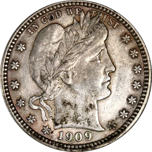 1909-P Barber Quarter
