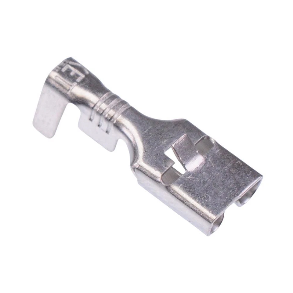 10 x 6.3mm Crimp-Buchse mit Sicherung 16-20AWG, 10er-Pack - Bild 2 von 2