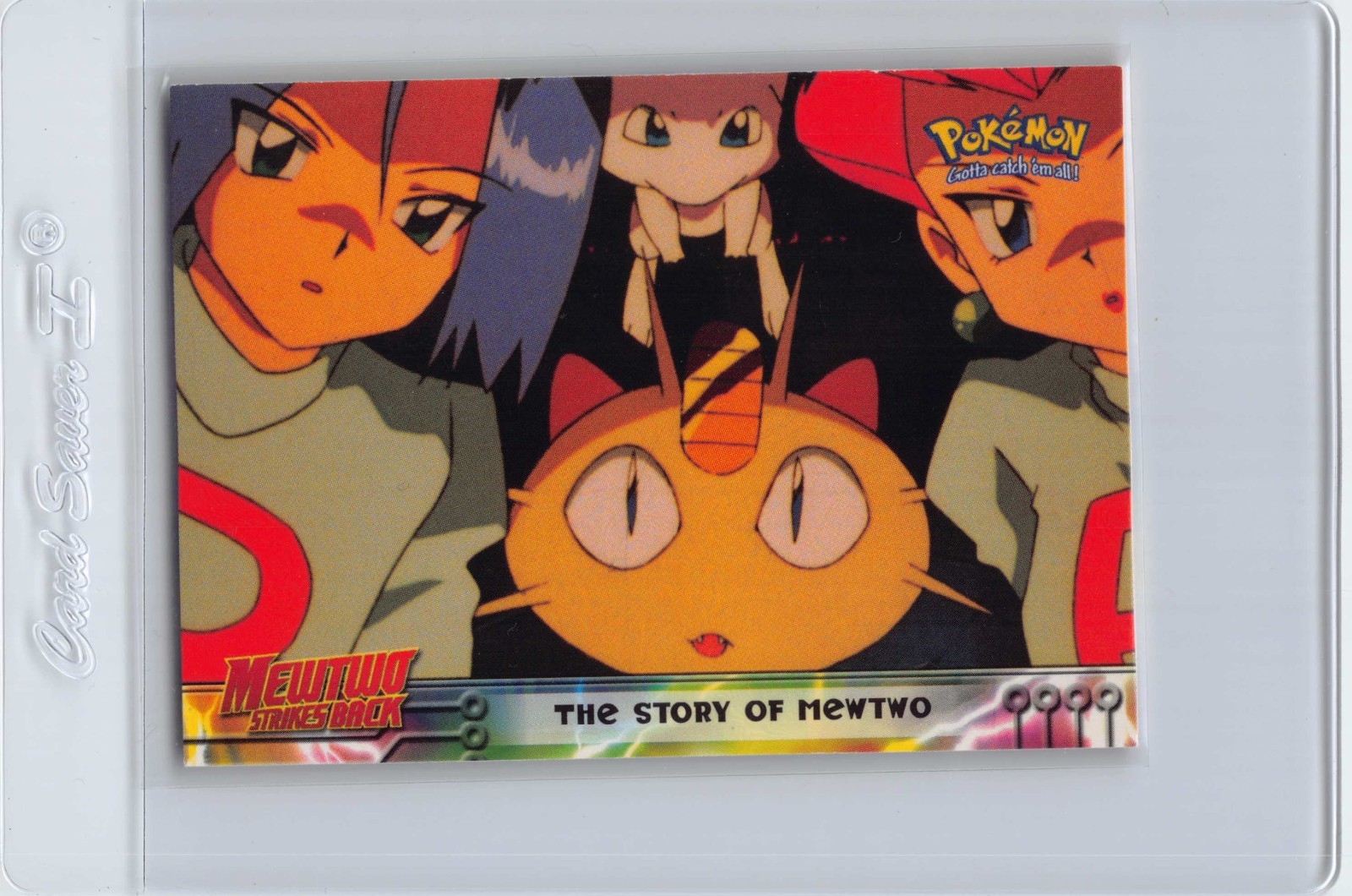 THE STORY OF MEWTWO #24 - NON-HOLO - TOPPS BLUE MEWTWO SB -POKEMON CARD - NM