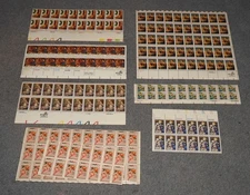 MNH United States CHRISTMAS Postage Stamps - Over $20 Face