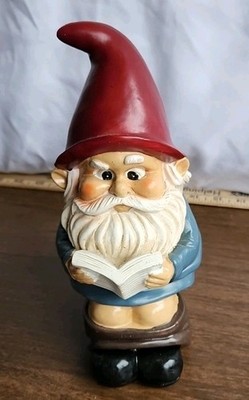 BigMouth Inc. Gnome on a Throne Garden Gnome - Outdoor / Indoor Funny Statue